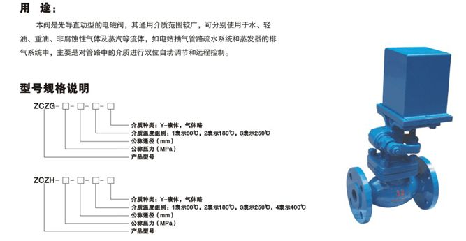  ZCZG、ZCZH高溫高壓電磁閥結(jié)構(gòu)圖紙