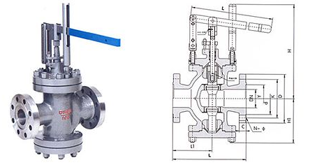 Y45H杠桿式減壓閥結(jié)構(gòu)圖