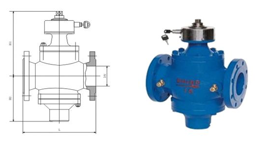 ZL47F自力式流量平衡閥結(jié)構(gòu)圖