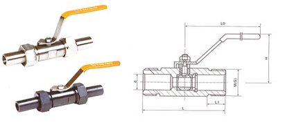 廣式外螺紋球閥,對(duì)焊球閥結(jié)構(gòu)圖