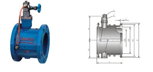 HH49X微阻緩閉蝶式止回閥結(jié)構(gòu)圖