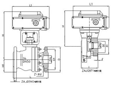 ZAJQ型智能電動球閥閥體
